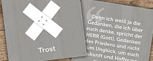 Karte „Trost“