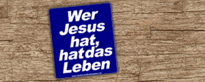 Viereckiger Aufkleber (deutsch)