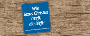 Viereckiger Aufkleber (niederländisch)