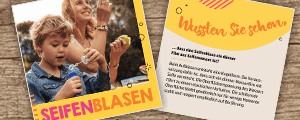 Flyer "Seifenblasen"