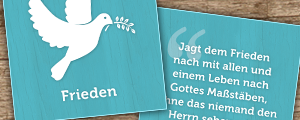 Karte „Frieden“