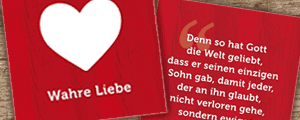 Karte „Wahre Liebe“